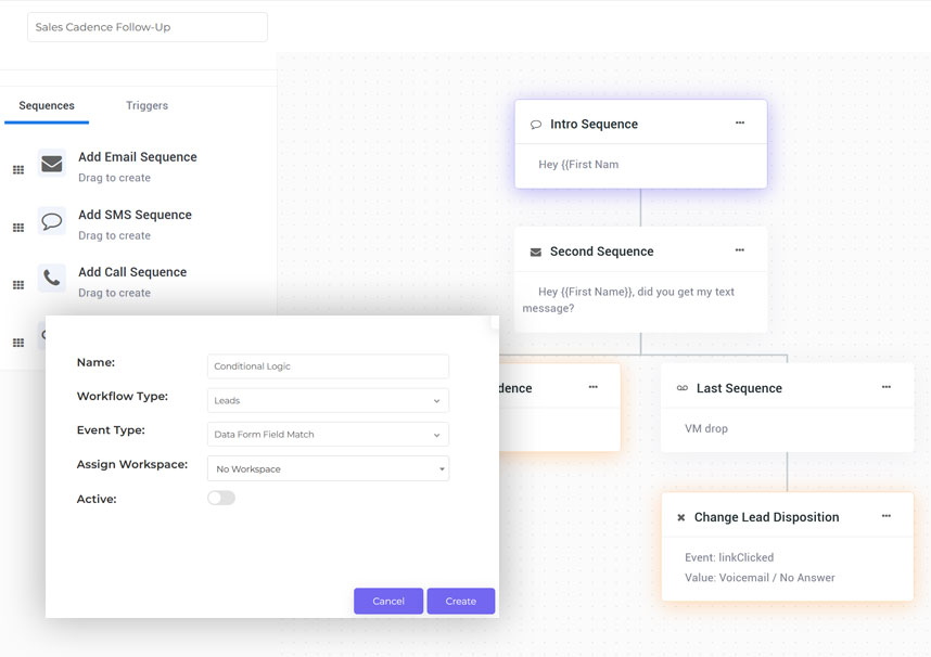 Automated Cadences & Workflows